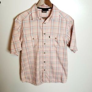 Kavu Outdoors Plaid Short Sleeve Button Up
